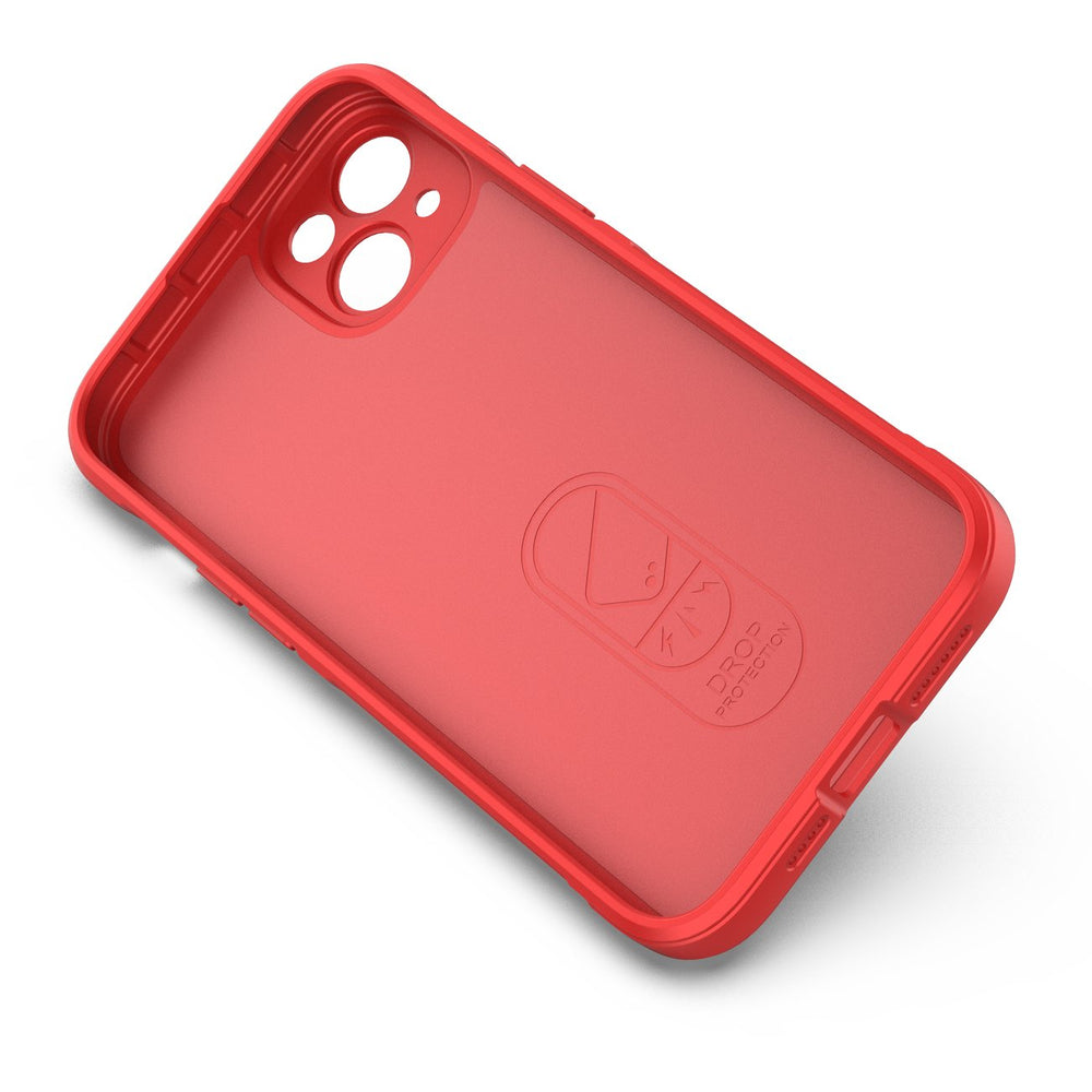 Magic Shield Case Case for iPhone 14 Plus fleksibelt pansret cover rød