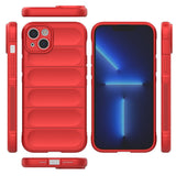 Magic Shield Case Case for iPhone 14 Plus fleksibelt pansret cover rød