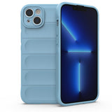 Magic Shield Case Case for iPhone 14 Plus Fleksibel pansret sag lysblå
