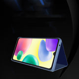 Clear View Case cover til Xiaomi Redmi 10C cover med en flap sort