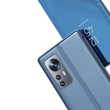 Clear View Case cover til Xiaomi 12 Lite cover med en flap pink