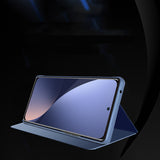 Clear View Case cover til Xiaomi 12 Lite cover med en flap sort