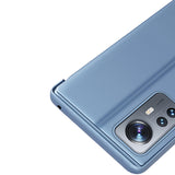 Clear View Case cover til Xiaomi 12 Lite cover med en flap sort