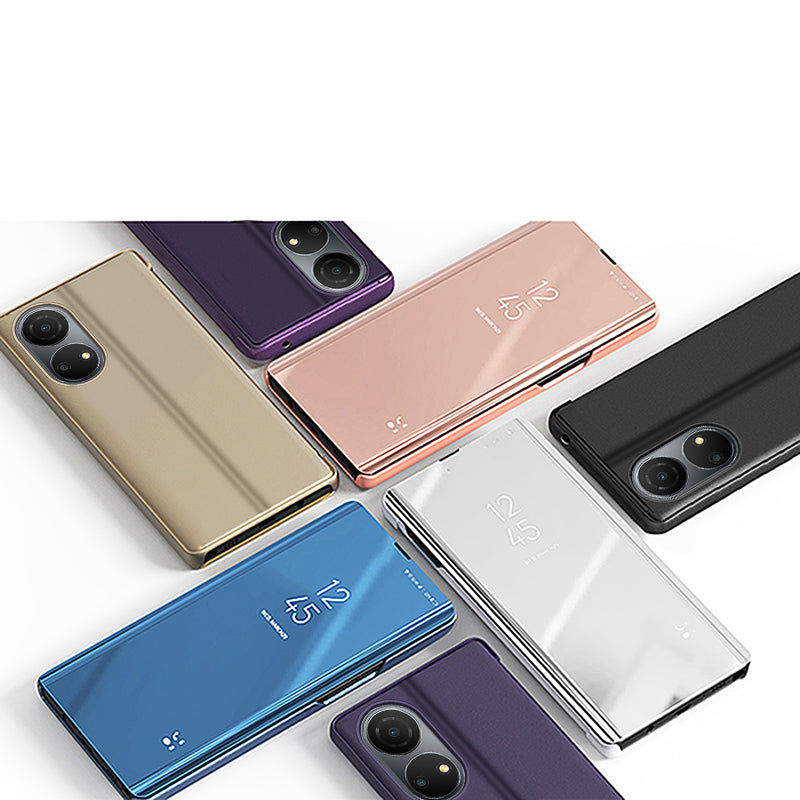 Clear View Case Case til Honor X7 / Honor Play 30 Plus flip cover sort
