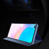 Clear View Case cover til Huawei nova 8i cover med en flap sort