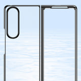 Hylde til Samsung Galaxy Z Fold 4 med blå metalramme