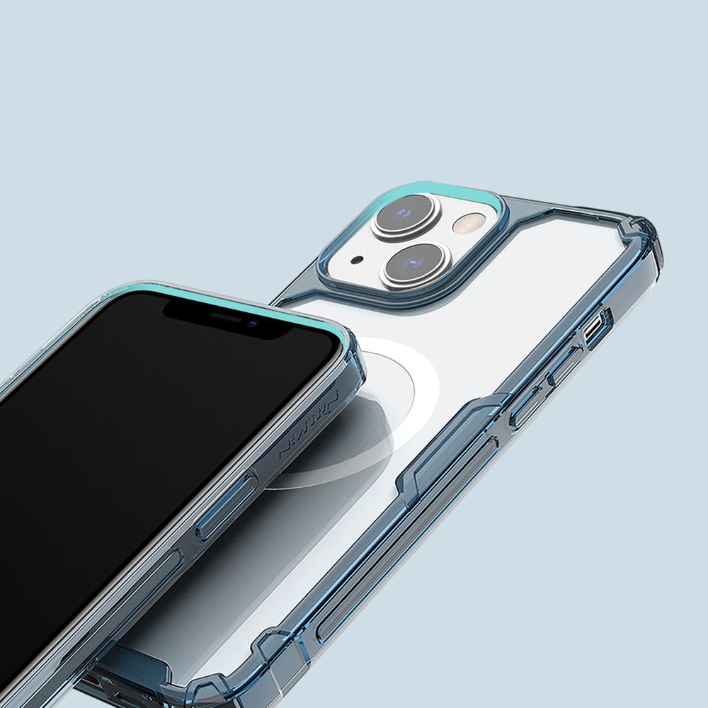Nillkin Nature Pro Magnetic Case for iPhone 14 Plus, magnetic MagSafe cover, transparent
