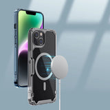 Nillkin Nature Pro Magnetisk Case iPhone 14 Plus Magnetisk case MagSafe blå