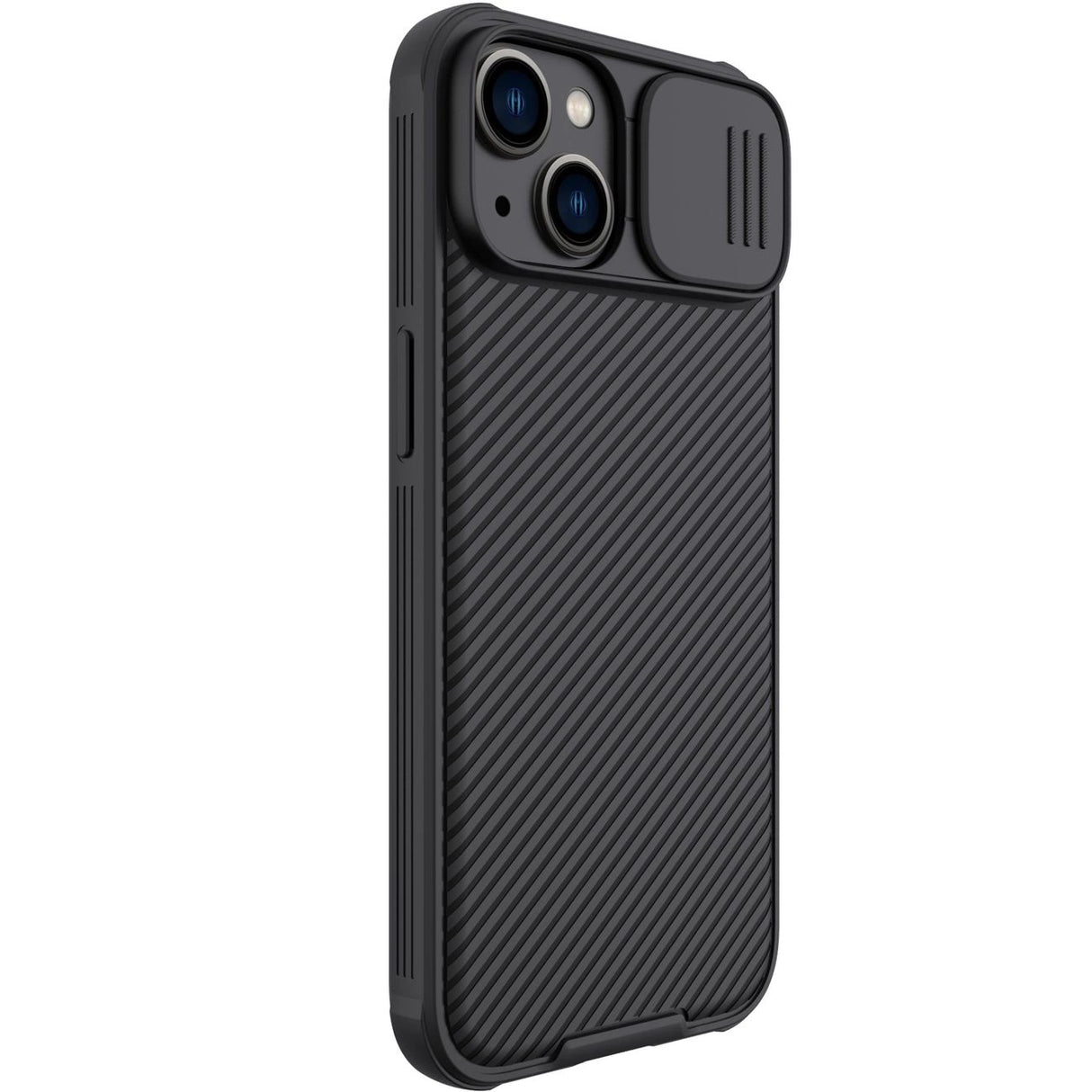 Nillkin CamShield Pro Magnetic Case iPhone 14 Plus Cover Camera Protector Black (med MagSafe)