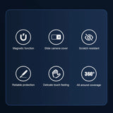 Nillkin CamShield Pro Magnetic Case iPhone 14 Plus Cover Camera Protector Black (med MagSafe)