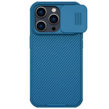 Nillkin CamShield Pro Case iPhone 14 Pro Armored Cover Camera Protector Blå