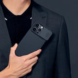 Nillkin CamShield Pro Case iPhone 14 Pro Armored Cover Camera Protector Blå