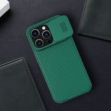 Nillkin CamShield Pro Case iPhone 14 Pro Armored Cover Camera Protector Blå