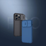 Nillkin CamShield Pro Case iPhone 14 Pro Armored Cover Camera Protector Blå