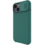 Nillkin CamShield Pro Case iPhone 14 Plus Armored Cover Camera Protector Grøn