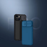 Nillkin CamShield Pro Case iPhone 14 Plus Armored Cover Camera Protector Grøn