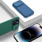 Nillkin CamShield Pro Case iPhone 14 Pro Max Armored Cover Camera Protector Blå