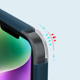 Nillkin Super Frosted Shield Pro-hylster til iPhone 14 Plus, bagdæksel, rød
