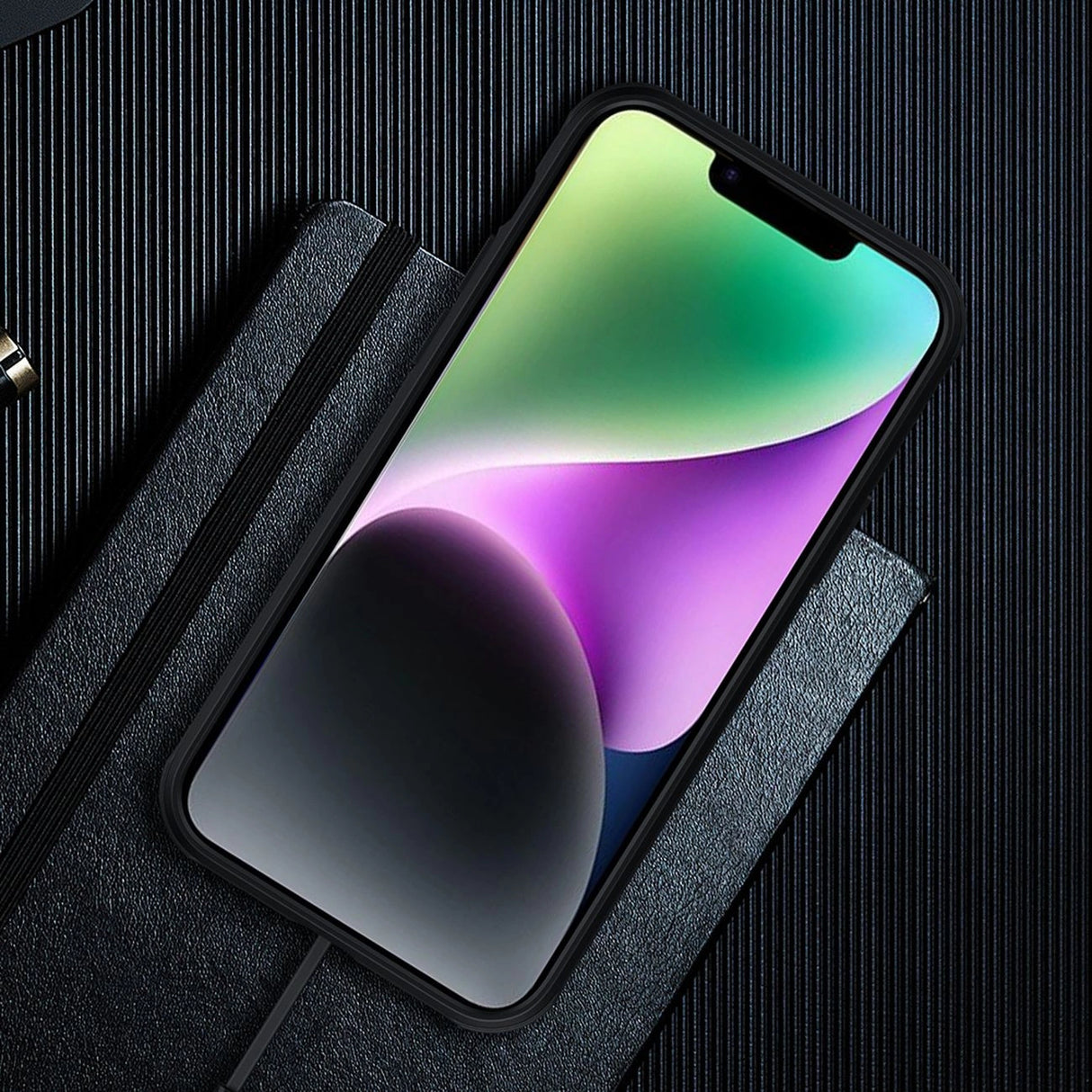 Nillkin Super Frosted Shield Pro Magnetic Case for iPhone 14 Plus with MagSafe magnetic blue