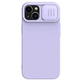 Nillkin CamShield Magnetisk Silicone Case iPhone 14 Plus Magnetisk MagSafe Camera Cover Purple