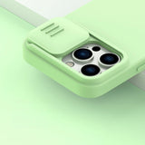 Nillkin CamShield Magnetisk Silicone Case iPhone 14 Pro Max Magnetisk MagSafe Cover med Kamera Beskytter Blå