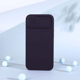 Nillkin CamShield Silky Silicone Case iPhone 14 Plus Case med kamera beskytter Blå