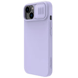Nillkin CamShield Silky Silicone Case iPhone 14 Plus Case med kamera beskytter Purple
