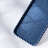 Nillkin CamShield Silky Silicone Case iPhone 14 Pro Max Silicone Cover med Kamera Beskytter Blå