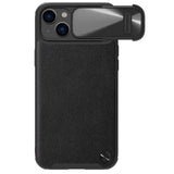 Nillkin CamShield Leather S Case iPhone 14 case cover med kamera cover sort