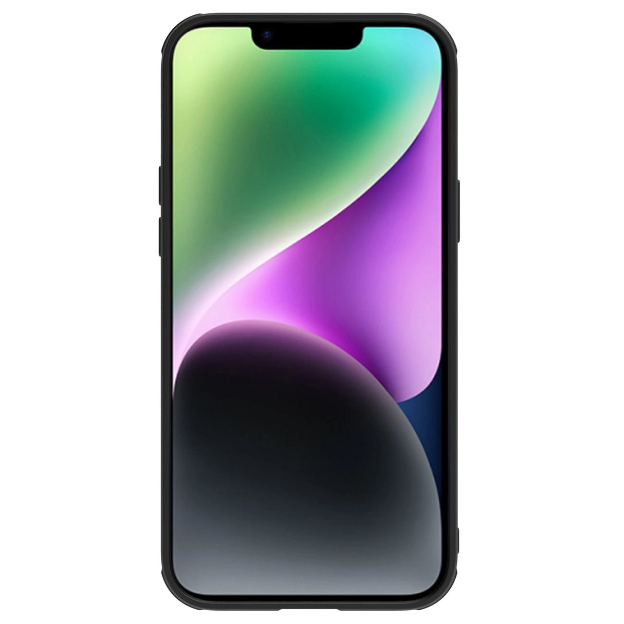 Nillkin CamShield Leather S Case iPhone 14 case cover med kamera cover sort