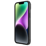Nillkin CamShield Leather S Case iPhone 14 case cover med kamera cover sort