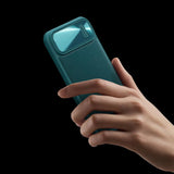 Nillkin CamShield Leather S Case iPhone 14 case cover med kamera cover sort