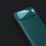 Nillkin CamShield Leather S Case iPhone 14 case cover med kamera cover sort