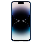 Nillkin CamShield Leather S Case iPhone 14 Pro case med kamera cover blå