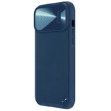 Nillkin CamShield Leather S Case iPhone 14 Pro case med kamera cover blå