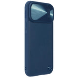 Nillkin CamShield Leather S Case iPhone 14 Pro case med kamera cover blå