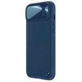 Nillkin CamShield Leather S Case iPhone 14 Plus case med kamera cover blå