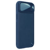 Nillkin CamShield Leather S Case iPhone 14 Plus case med kamera cover blå