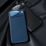 Nillkin CamShield Leather S Case iPhone 14 Plus cover med kamera cover grøn