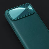 Nillkin CamShield Leather S Case iPhone 14 Plus cover med kamera cover grøn
