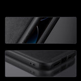 Nillkin CamShield Leather S Case iPhone 14 Pro Max case with camera cover black