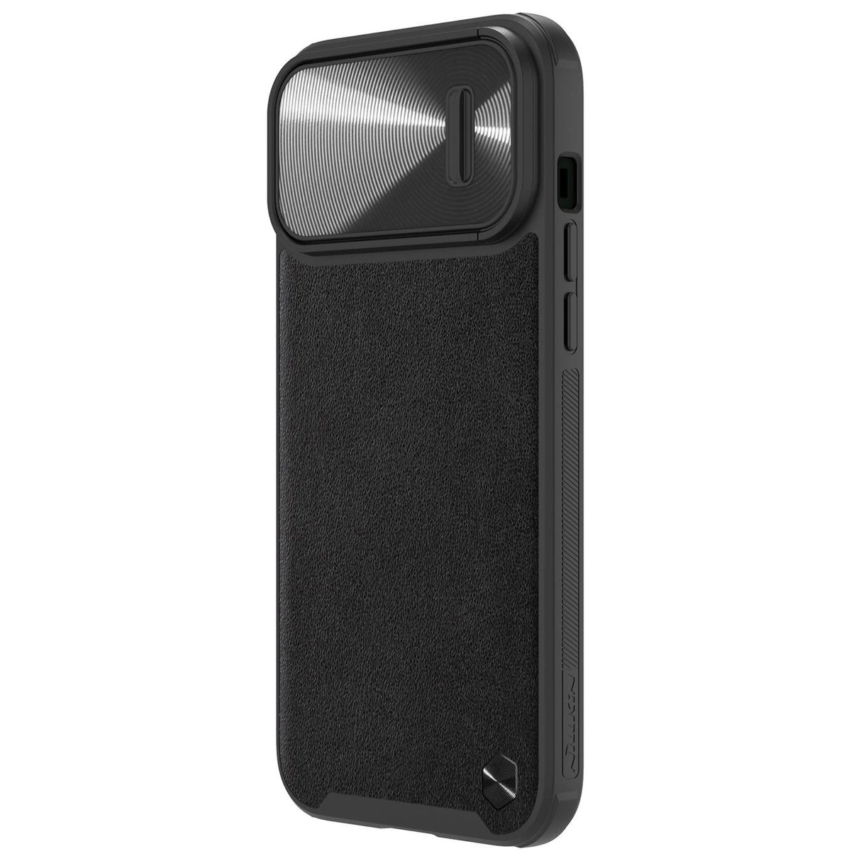 Nillkin CamShield Leather S Case iPhone 14 Pro Max case with camera cover black