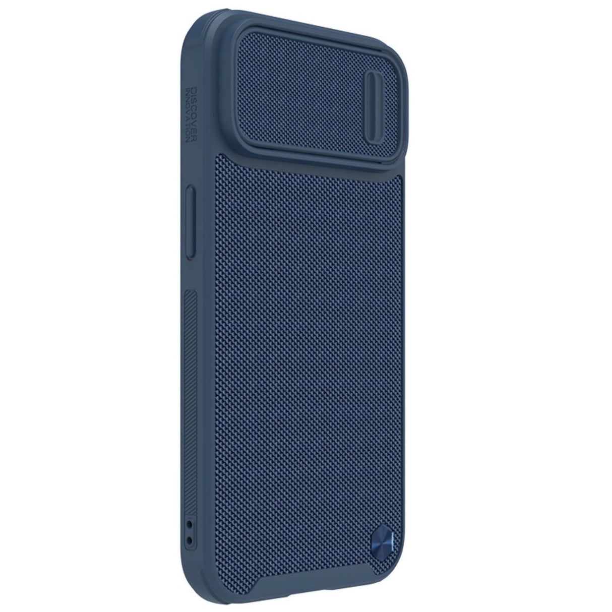 Nillkin Textured S Case til iPhone 14, pansret cover med kamera cover, blå