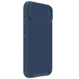 Nillkin Textured S Case til iPhone 14, pansret cover med kamera cover, blå