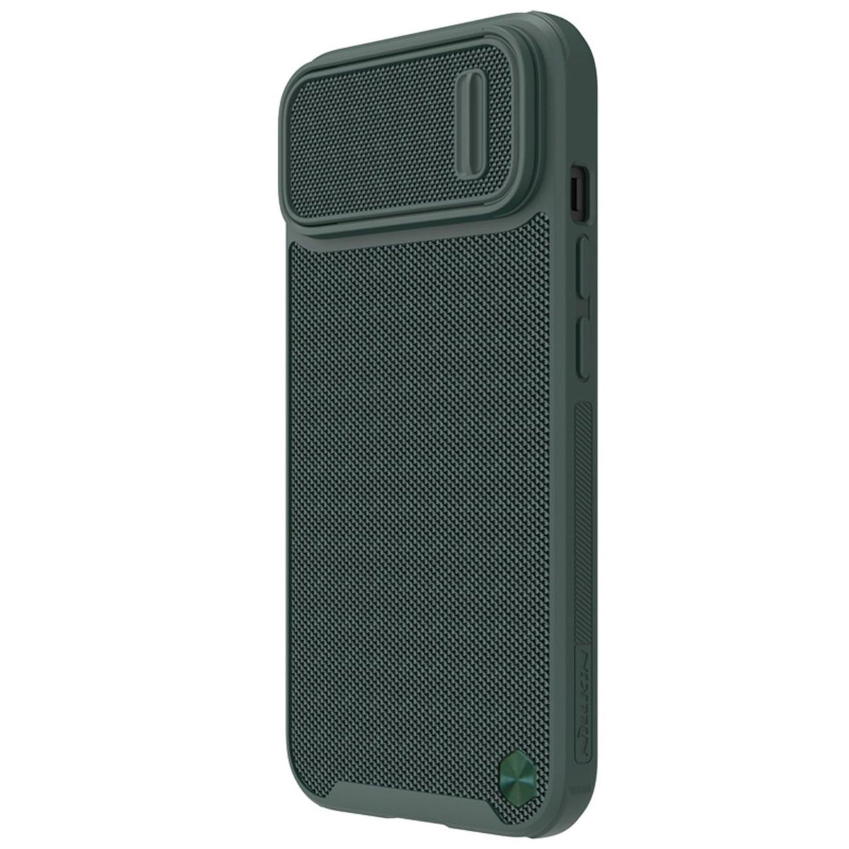 Nillkin Textured S Case til iPhone 14, pansret cover med kamera cover, grøn