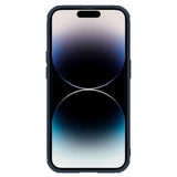 Nillkin Textured S Case til iPhone 14 Pro, pansret cover med kamera cover, blå