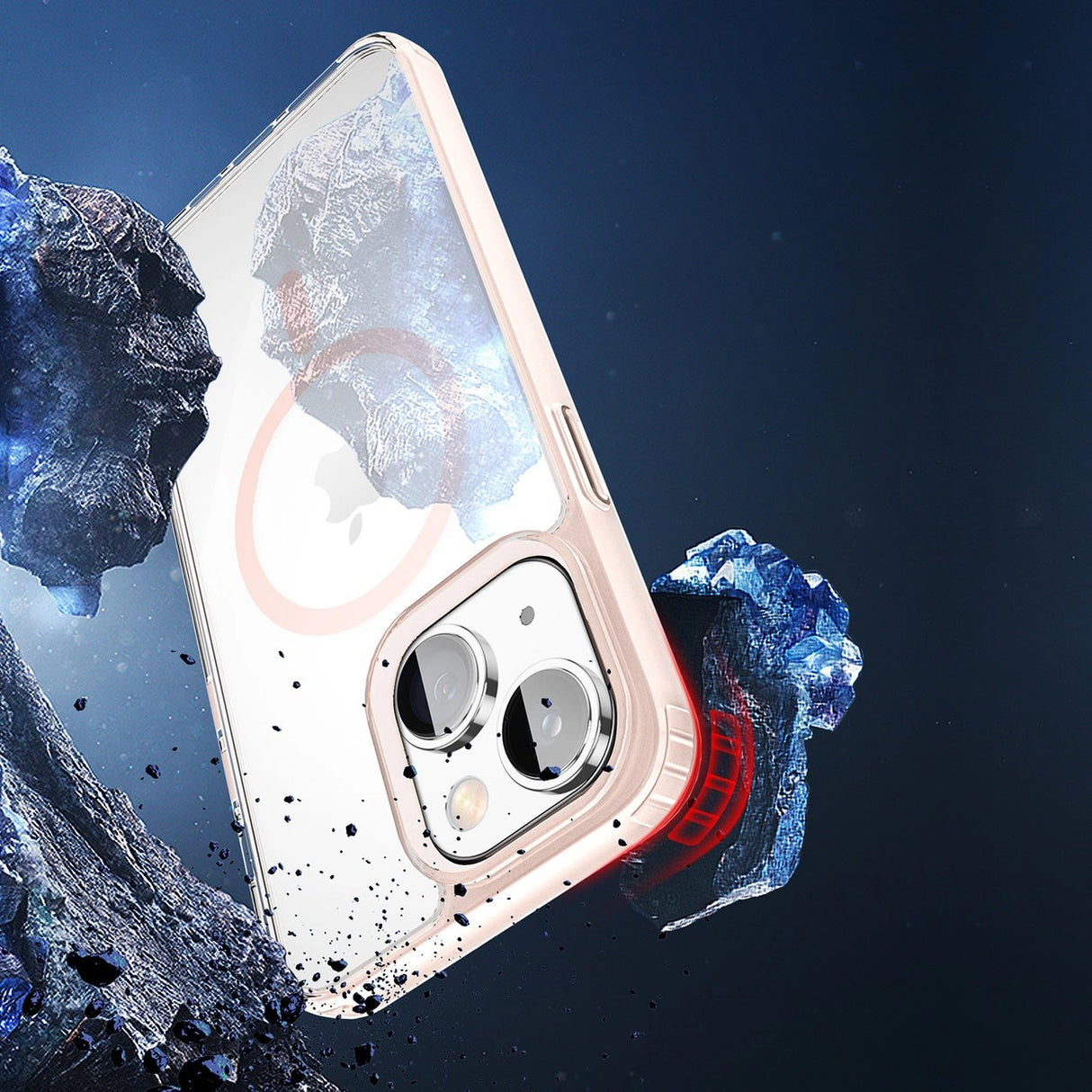 Dux Ducis Clin2 case for iPhone 14 Plus magnetic MagSafe cover pink