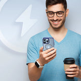 Dux Ducis Clin2 case for iPhone 14 Pro magnetic MagSafe cover blue