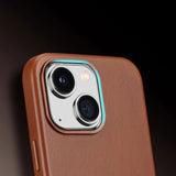 Dux Ducis Naples iPhone 14 Plus Magnetic Leather Case MagSafe Brown