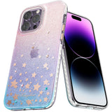 Kingxbar Heart Star Series-foder for iPhone 14 Plus-foder med stjernetegn